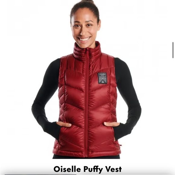 oiselle Jackets & Blazers - Oiselle Puffer Vest packable down Pertex Quantum